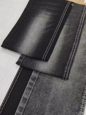 Buy 11.9OZ Twill Style BLACK/BLACK Denim Fabric weak stretch For boyfriend Jeans online manufacture