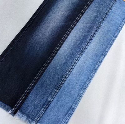 High Stretch Denim Cotton Spandex Denim Fabric 11.3oz Dark Blue