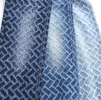 Heavyweight Left Twill Non Stretch Special Pattern Denim Fabric 10oz 178-180CM