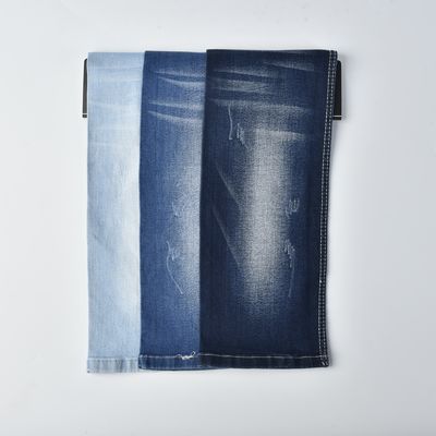 Shrink-resisitant COTTON POLYESTER SPANDEX DENIM FABRIC QY026A 9 oz