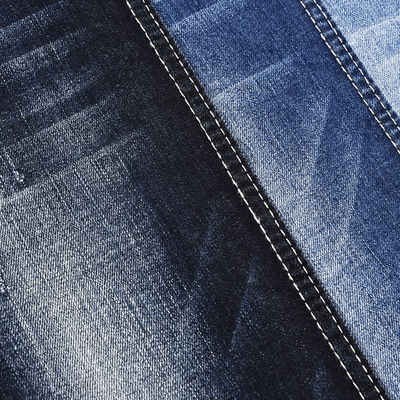 Shrink-Resisitant Cotton Polyester Spandex Denim Fabric QY038-1 9.7 Oz