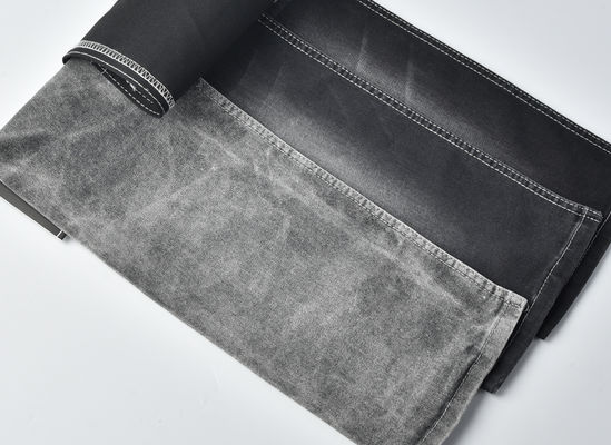 9.6oz Shrink Resistant Cotton Polyester Spandex Stretch Denim Fabric
