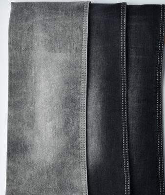 Garment Shrink Resistant Cotton Polyester Spandex Denim Fabric 12.8oz