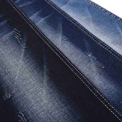 87% Cotton 12% Polyester 1% Spandex Shrink Resistant Fake Knit Denim 8.4oz 57