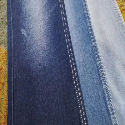 170cm Width Woven Stretch Blue Denim Fabric 8.2oz Durable and Stylish