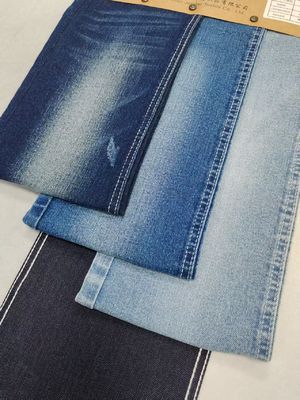 11oz Cotton Polyester Spandex Denim Fabric TWILL Style High Stretch  For Jeans