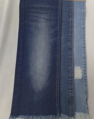 11.5oz Breathable Cotton Rayon Polyester DARK INDIGO 180cm Non stretch Denim fabric 10x7 JSD3076-1