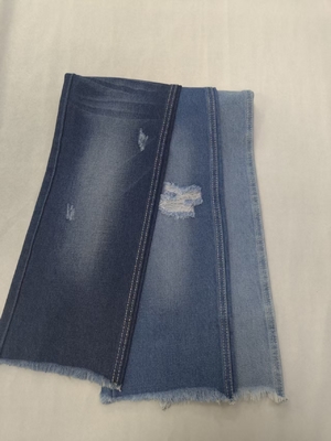 80%Cotton No elastic Cotton Polyester Viscose DARK INDIGO 180cm Denim fabric  10*7 JSD3198-1