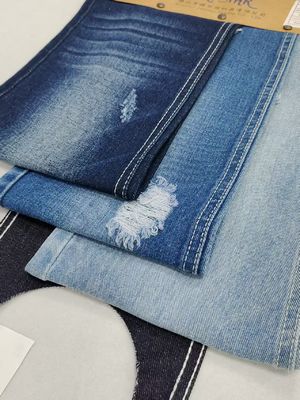 Style TWILL Cotton Polyester 178-180cm Denim Fabric  For 9.3oz Women Jeans