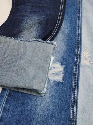 Super-Soft Non-Stretch TWILL Style 90%Cotton Denim Fabric 9.4oz For Jeans