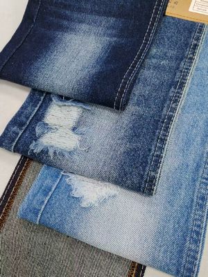 Low Shrinkage 80%Cotton TWILL Style Denim Fabric  DARK INDIGO For Women Jeans Or Boys Pants