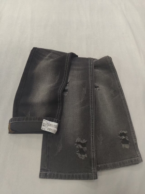 64.2%Cotton No stretch Cotton Polyester  BLACK/BLACK 178-180cm Denim fabric  10*10 JSD3226A