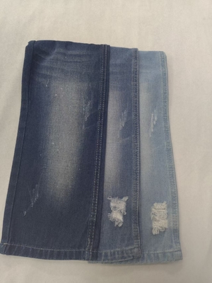Left Twill Style No stretch Cotton Polyester Rayon DARK INDIGO 178-180cm Denim fabric  10*10 JSD3226