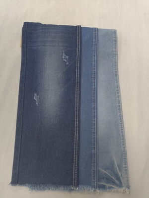 9.7oz Right Twill Style No stretch Cotton Polyester Viscose DARK INDIGO 178-180cm Denim fabric  12x12 JSD3227