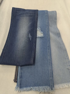 90% Cotton 10% Polyester Heavy Weight Denim Fabric 11oz Dark Indigo