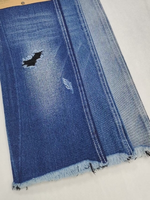 TWILL style woven INDIGO/BLACK 12.2oz denim fabric with 180cm Full width  JSD3076B-B for boyfriends jeans women pants