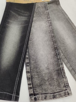 High quality 12*21/40+70 Construction BLACK/BLACK TWILL style Denim Fabric  JSD3031A for women  jeans or men pants