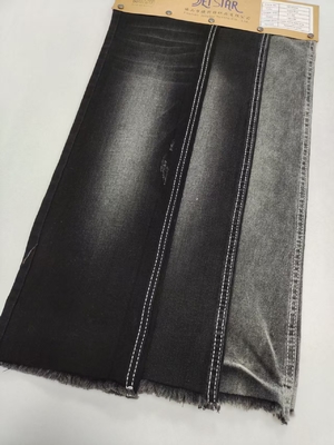 Low shrinkage 4-way stretch 75%cotton twill style Denim Fabric with 180cm full width JSD3037A for boyfriend jeans