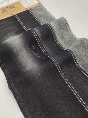 Style Twill BLACK/WHITE high stretch 72%cotton Denim Fabric With 180cm Full Width JSD3110B For Casual  Jeans