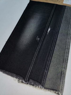 11.5OZ BLACK/WHITE Non-Stretch 65%Cotton denim Fabric with 7*10 construction For Jeans JSD3036B