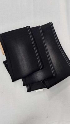 12.5oz BLACK/BLACK with full width 168-170cm  Light Stretch Elastic on both waft and warp   Denim fabric  JSD3438-3 for fashion pants