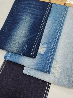 Factory  Sales Good Price 75%cotton Non-Stretch TWILL Style Denim Fabric With 10+10*10Construction JSD3105 For Jeans