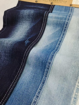 8.9oz 85%Cotton Dual-Core Siro Yarn Cross Slub 10S Denim Fabric 180cm full width JSD3283 For Jeans Or Jacket
