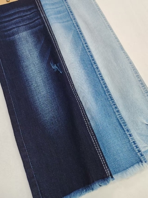 Factory Sales Weak Spandex Siro Yarn Cross Slub 8oz Denim Fabric 12+12*21/40 Construction JSD3299 For Jeans Or Denim Coat