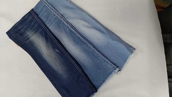 OE Chemical Fiber Elastic Fabric 6.5oz Dark indigo with full width 180cm 2/1 right and twill Denim fabric JSD3148 for jeans