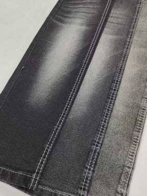 11.4oz Heavy Weight BLACK/BLACK Autumn Winter Twill Style 8S Denim Fabric JSD3042 For Jeans Or Denim Coat