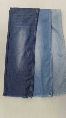 71% Lycell 5.8oz Dark indigo with full width 69/71 construction 21+SB21*T400 twill Denim fabric JSD2037 for wholesale