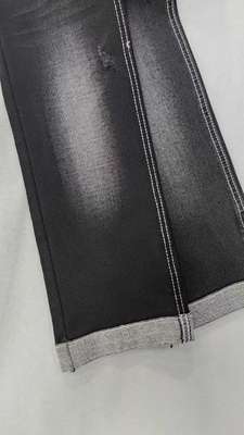 75% Cotton Heavy weight 12oz BLACK/WHITE with full width 150cm construction 16*16/70+10 No elastic Denim fabric  JSD3356B for men jeans
